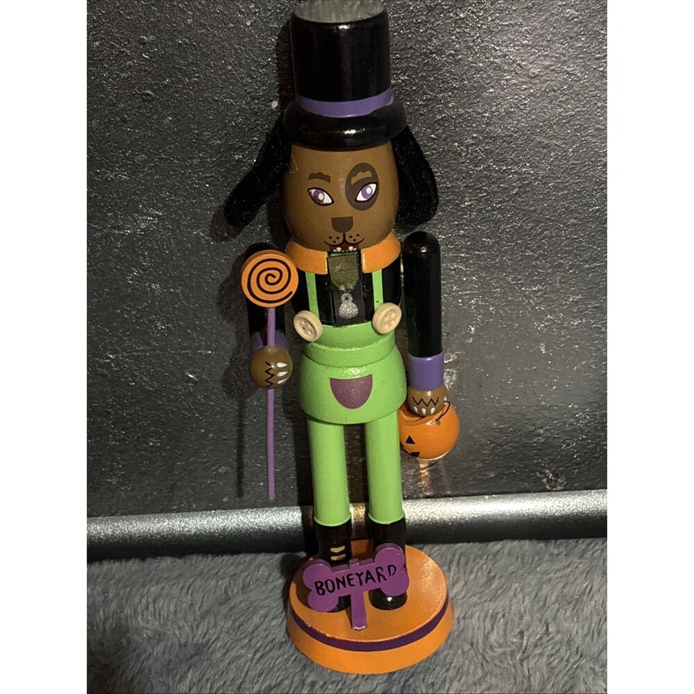 HALLOWEEN NUTCRACKER ~ 9.5" ~ DOG  By Ashland Party Decoration Decor Trick Treat